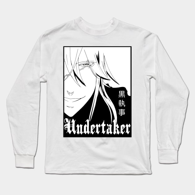 Black Butler Undertaker Long Sleeve T-Shirt by ARIXD